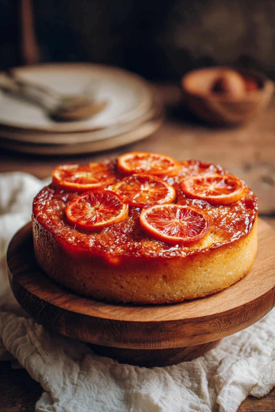 Almond, Ricotta, and Blood Orange Cake