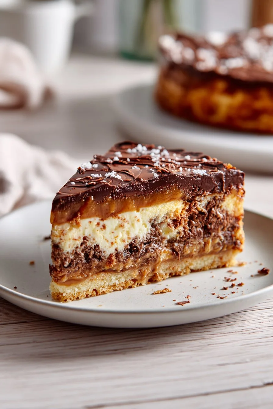 Chocolate Peanut Butter Tart, Tagalongs-Style