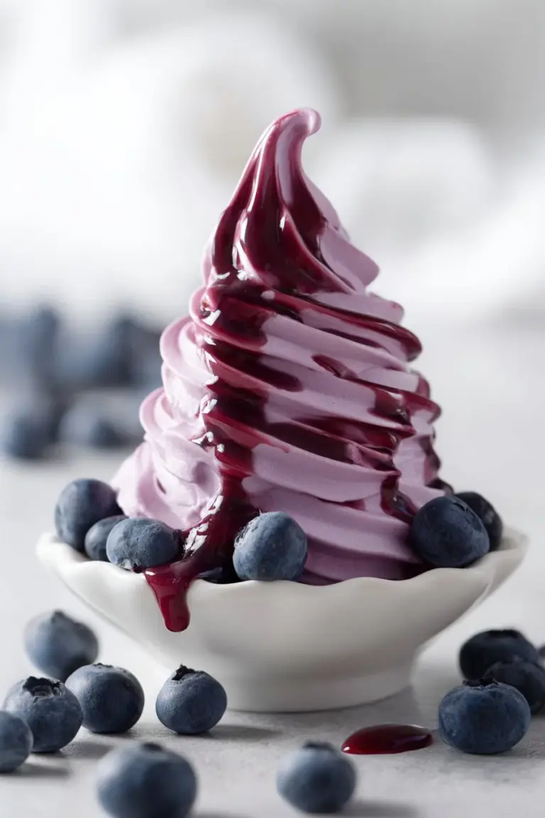 Frozen Yogurt Granola Cups with toppings on a white plate