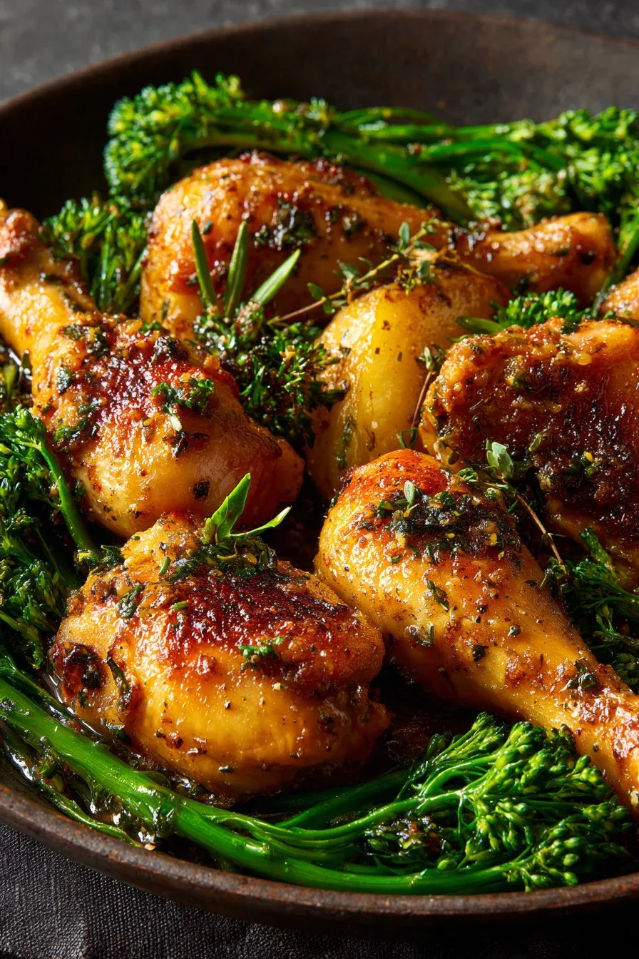 Honey Mustard Baked Chicken Drumsticks