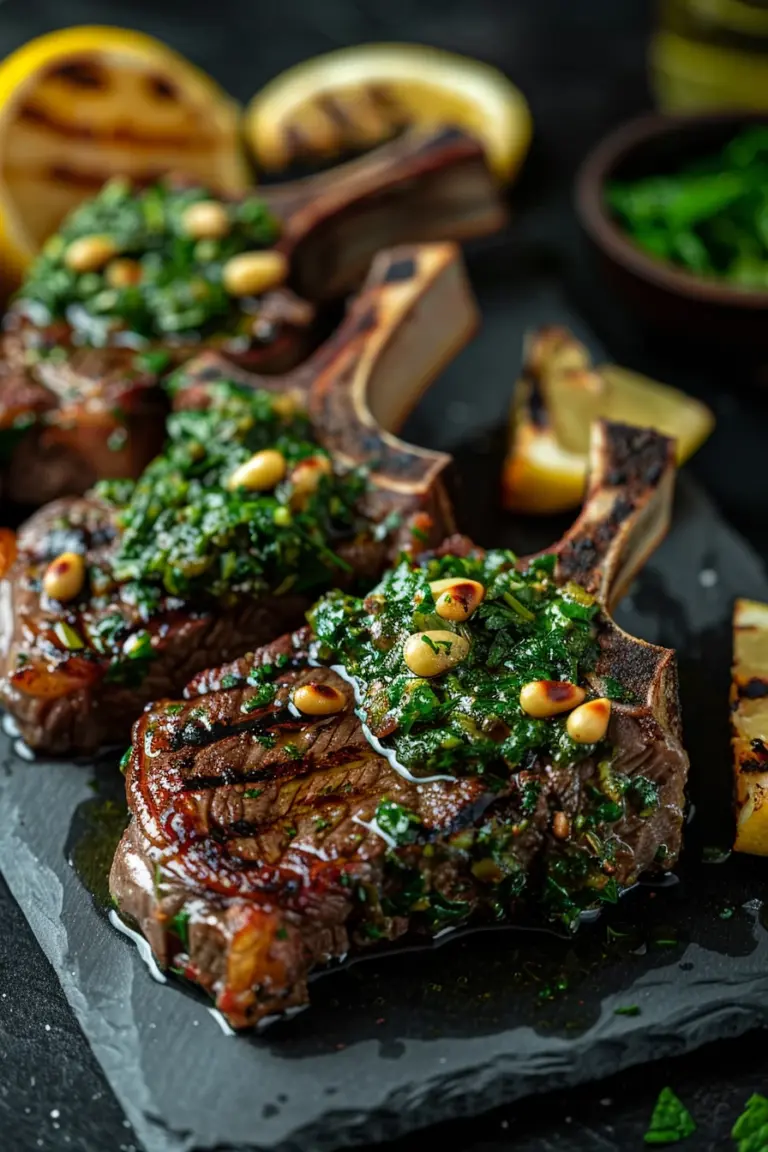 mediterranean-lamb-chops-mint-pesto