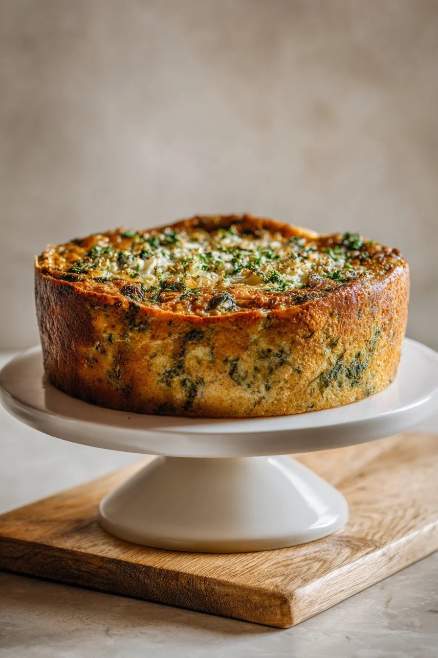 Spaghetti Pie with Pecorino and Black Pepper