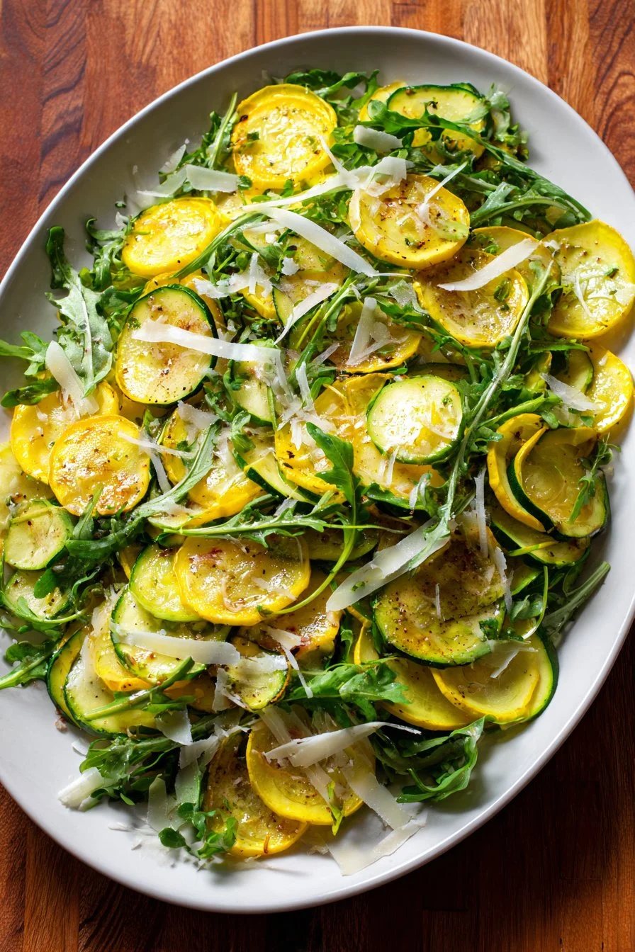Zucchini Carpaccio Salad