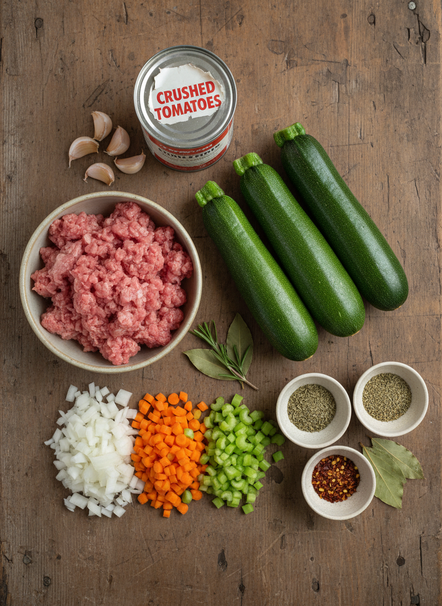 Zucchini Noodles with Ground Turkey Bolognese